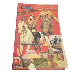 VINTAGE 2004 SOLDUSA.COM Firearms Auctions Sales Magazine~BUFFALO BILL COVER